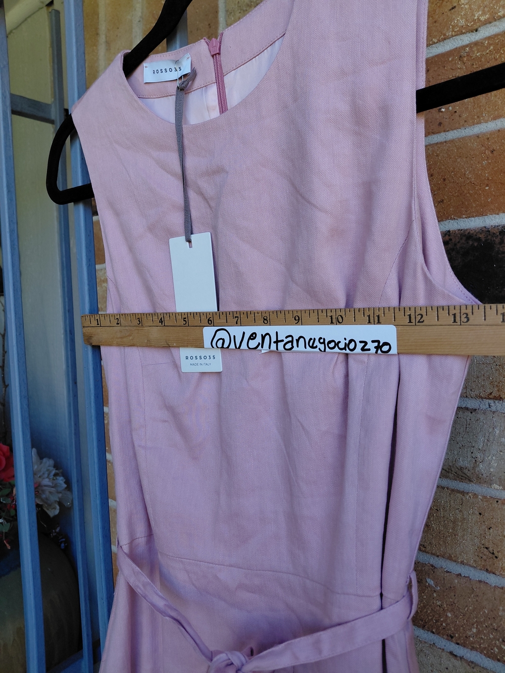Rosso35 Sleeveless Tie-Waist Dress See The Pic For Size 40)   #B35 - Picture 9 of 9